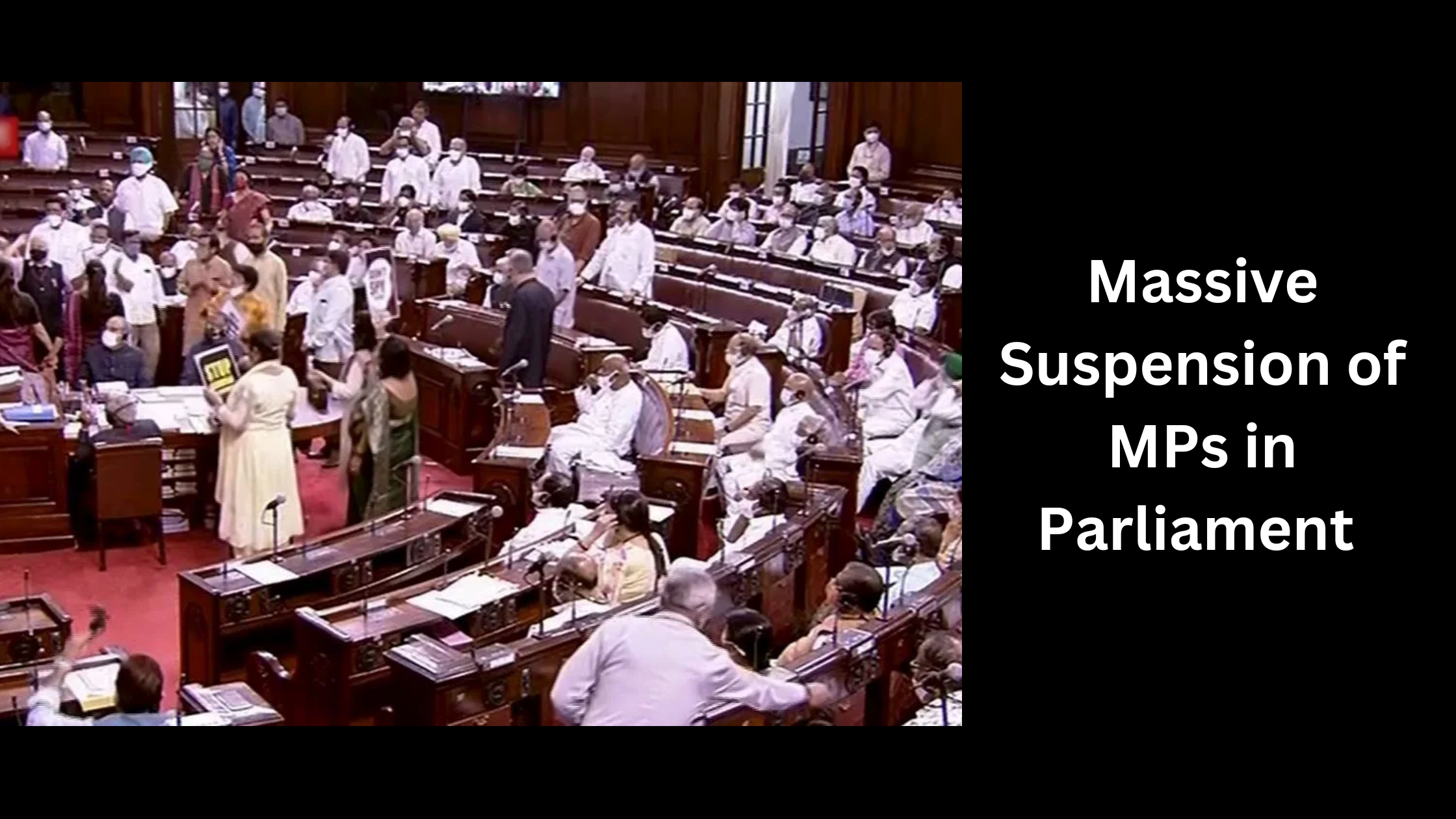 Massive Suspension of MPs in Parliament