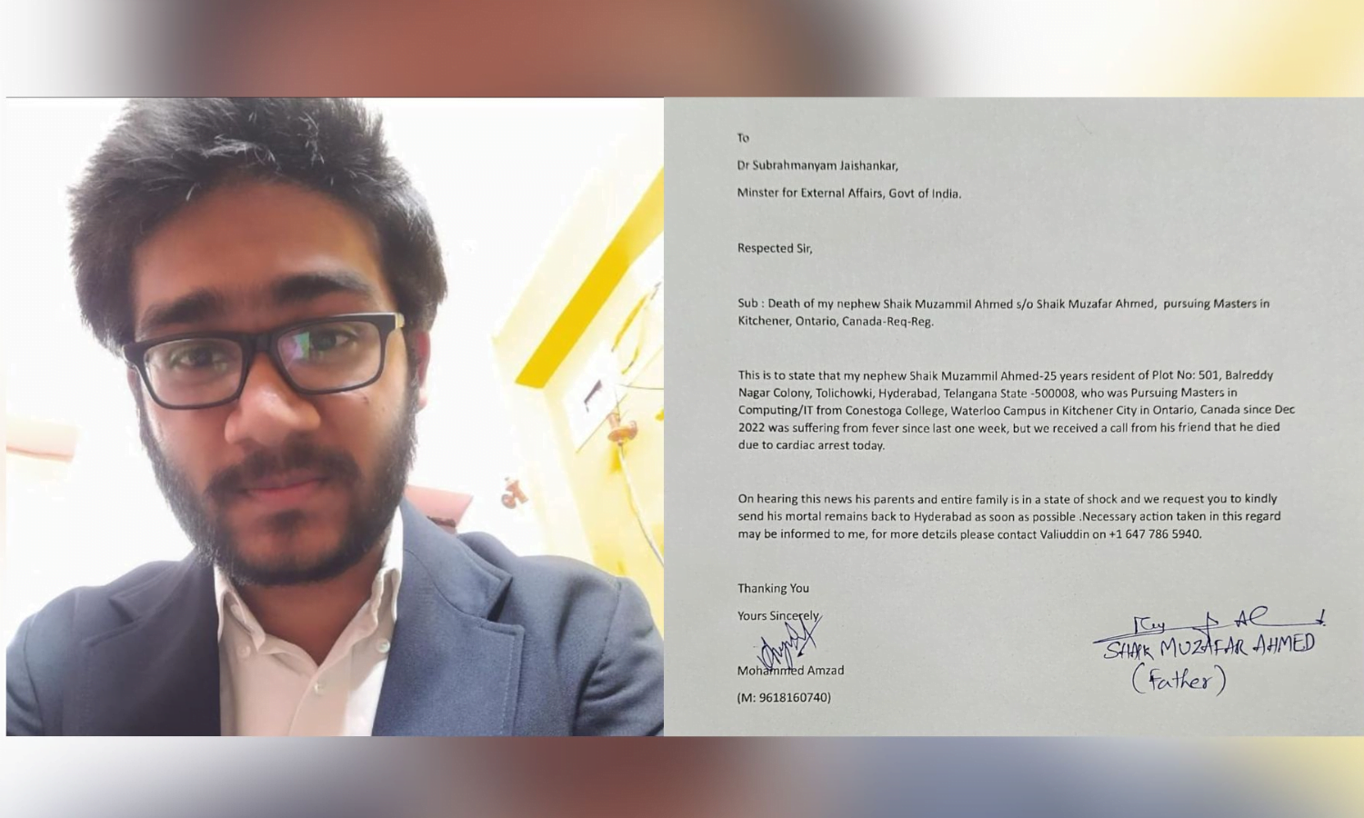 cardiac arrest indian in canada