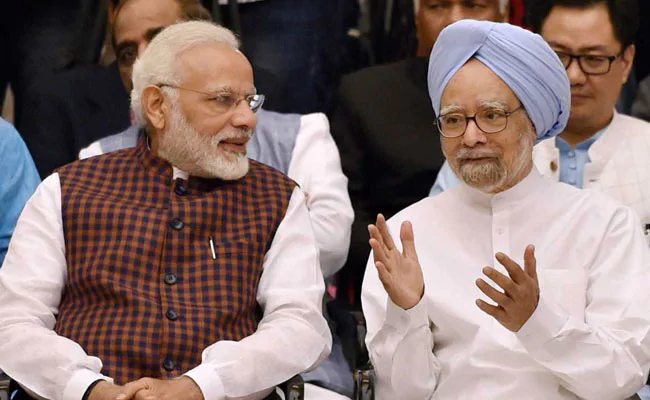 Prime Minister Narendra Modi praises Manmohan Singh’s contribution to Parliament and the nation