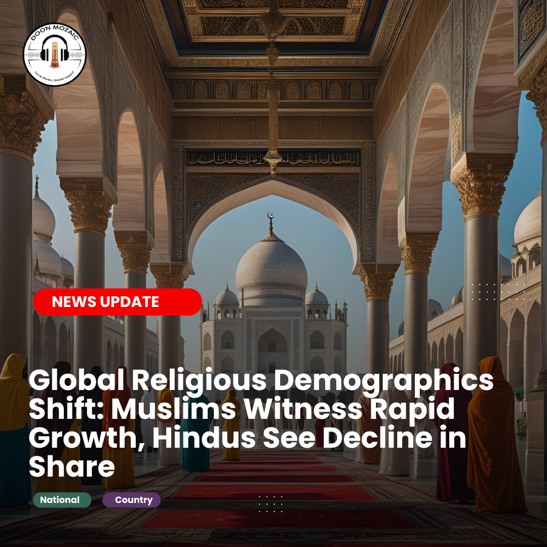 Global Religious Demographics Shift: Muslims Witness Rapid Growth, Hindus See Decline in Share