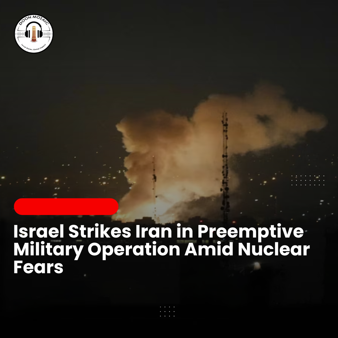 Escalating Tensions — Israel Strikes Iran in Preemptive Military Operation Amid Nuclear Fears