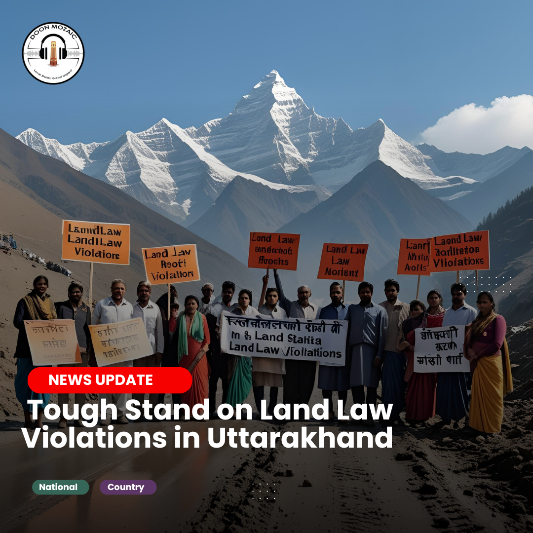 CM Dhami Takes Tough Stand on Land Law Violations in Uttarakhand