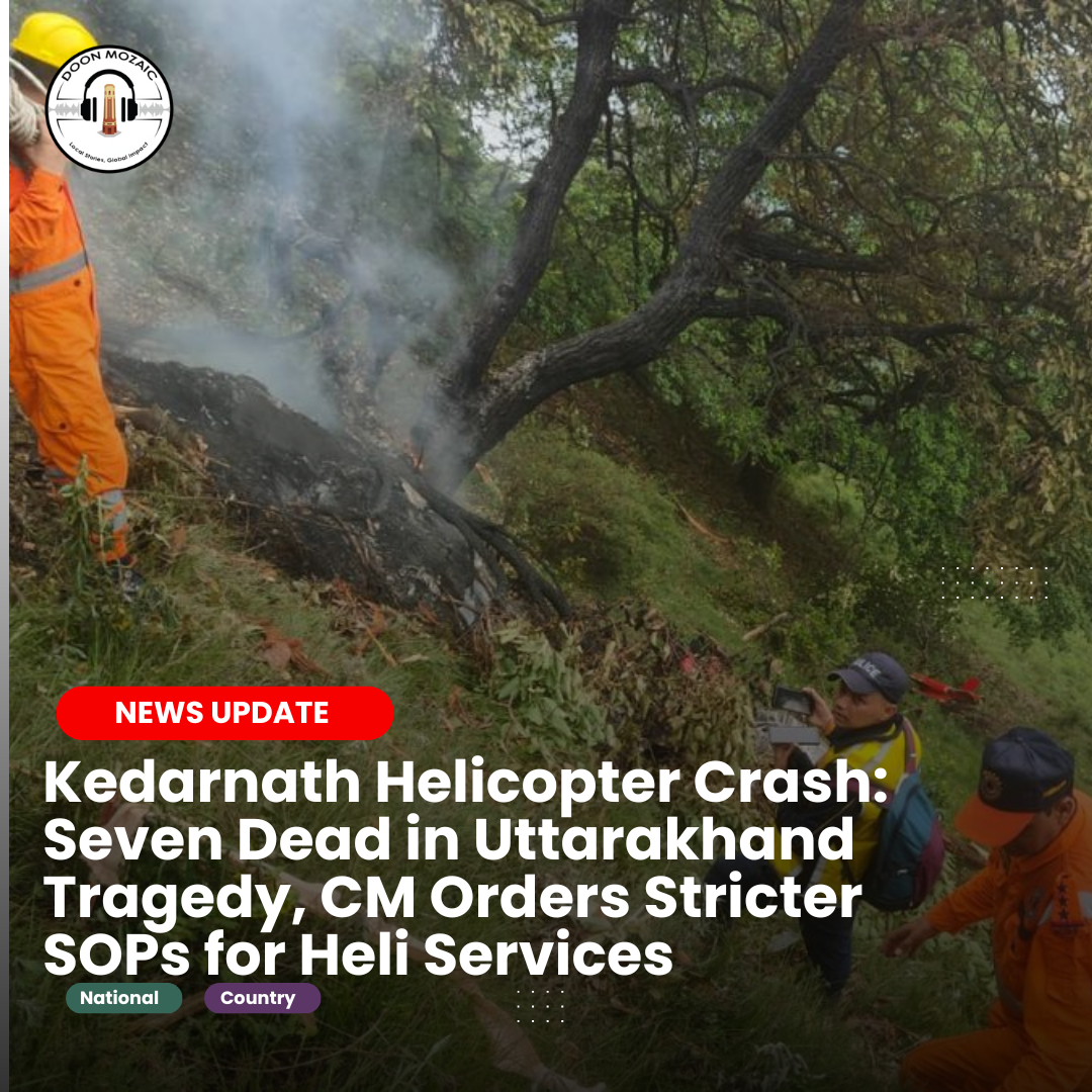 Kedarnath Helicopter Crash: Seven Dead in Uttarakhand Tragedy, CM Orders Stricter SOPs for Heli Services
