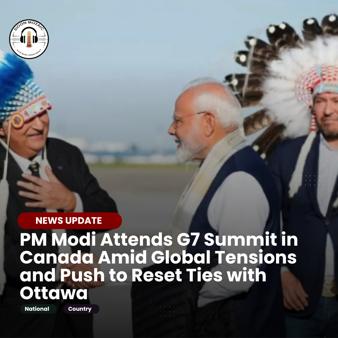 PM Modi Attends G7 Summit in Canada Amid Global Tensions and Push to Reset Ties with Ottawa