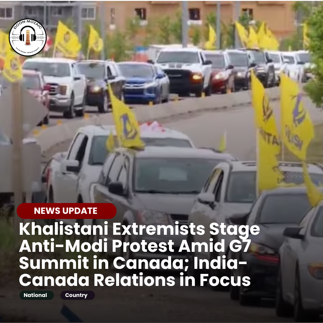 Khalistani Extremists Stage Anti-Modi Protest Amid G7 Summit in Canada; India-Canada Relations in Focus