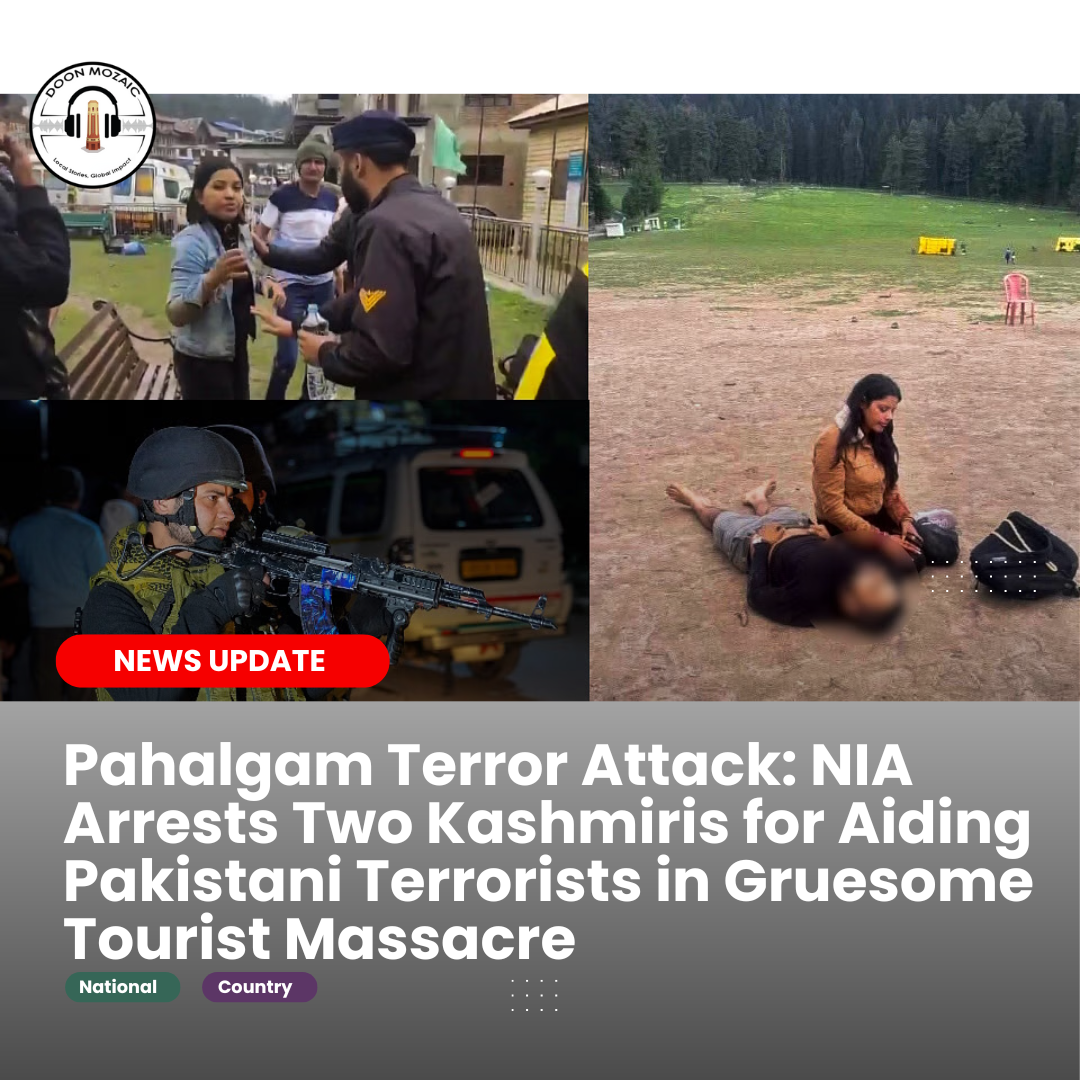 Pahalgam Terror Attack: NIA Arrests Two Kashmiris for Aiding Pakistani Terrorists in Gruesome Tourist Massacre