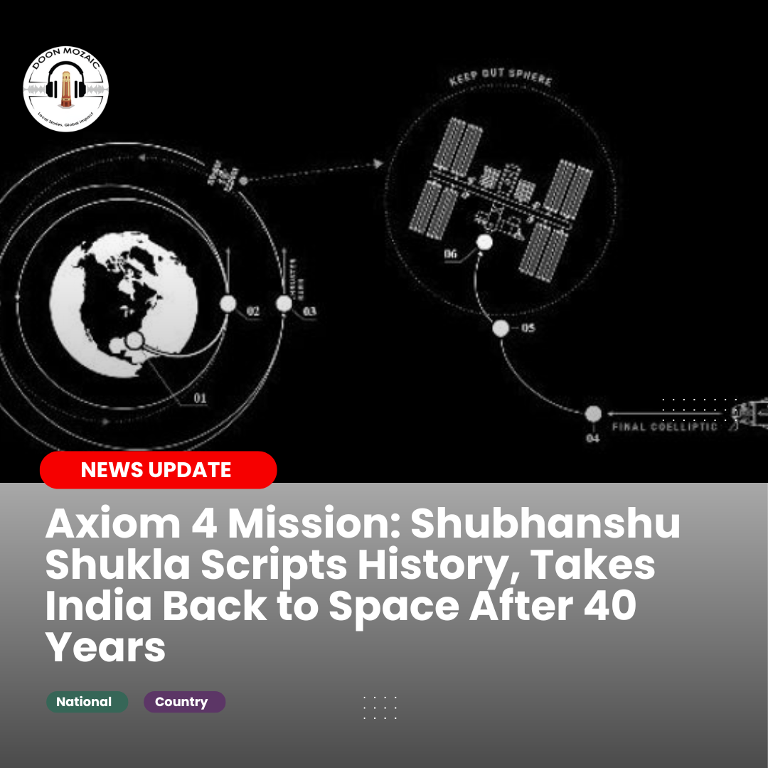 Axiom 4 Mission: Shubhanshu Shukla Scripts History, Takes India Back to Space After 40 Years