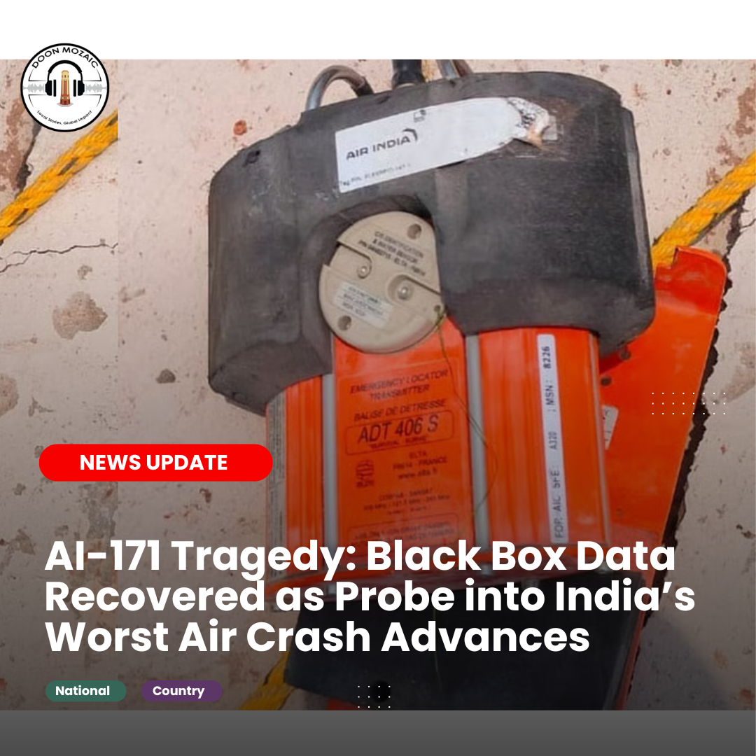 AI-171 Tragedy: Black Box Data Recovered as Probe into India’s Worst Air Crash Advances