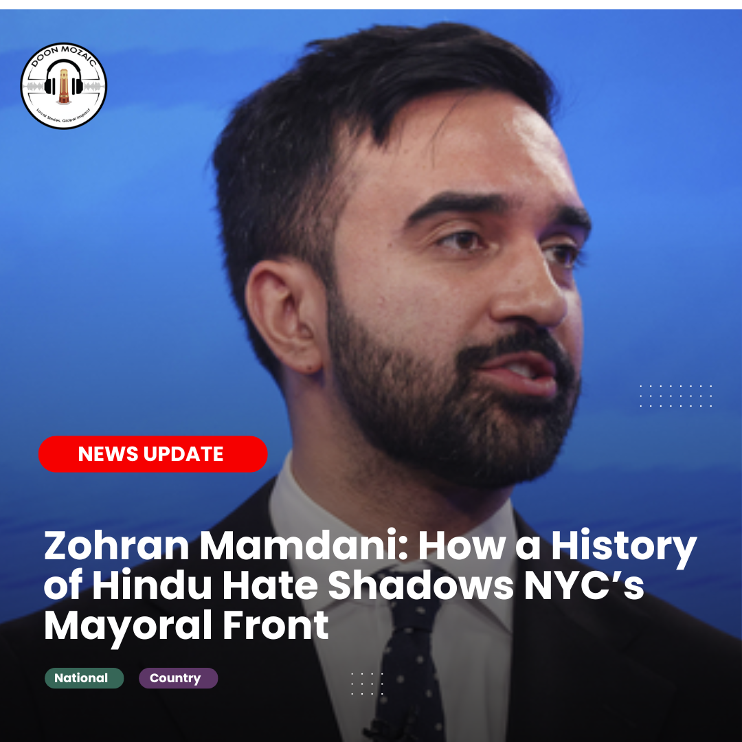 Zohran Mamdani’s: How a History of Hindu Hate Shadows NYC’s Mayoral Front